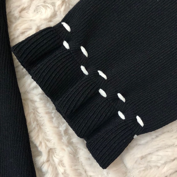Max Studio black & white cardigan XS - Picture 3 of 8